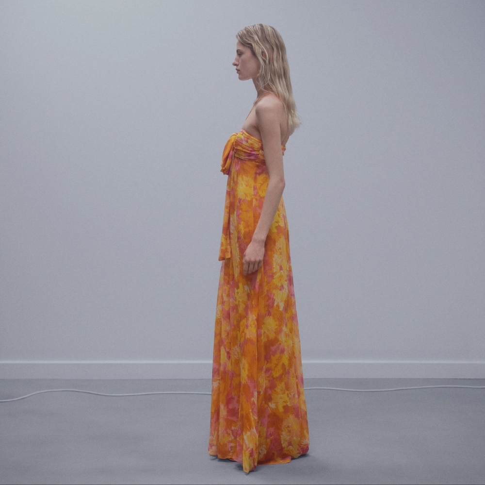 MANGO Selection Bow Maxi Dress - Picture 5 of 5